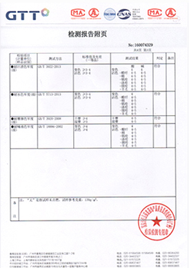 檢測報告附頁